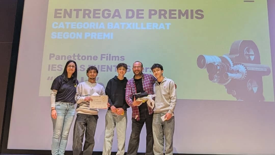 Equipo del cortometraje ganador