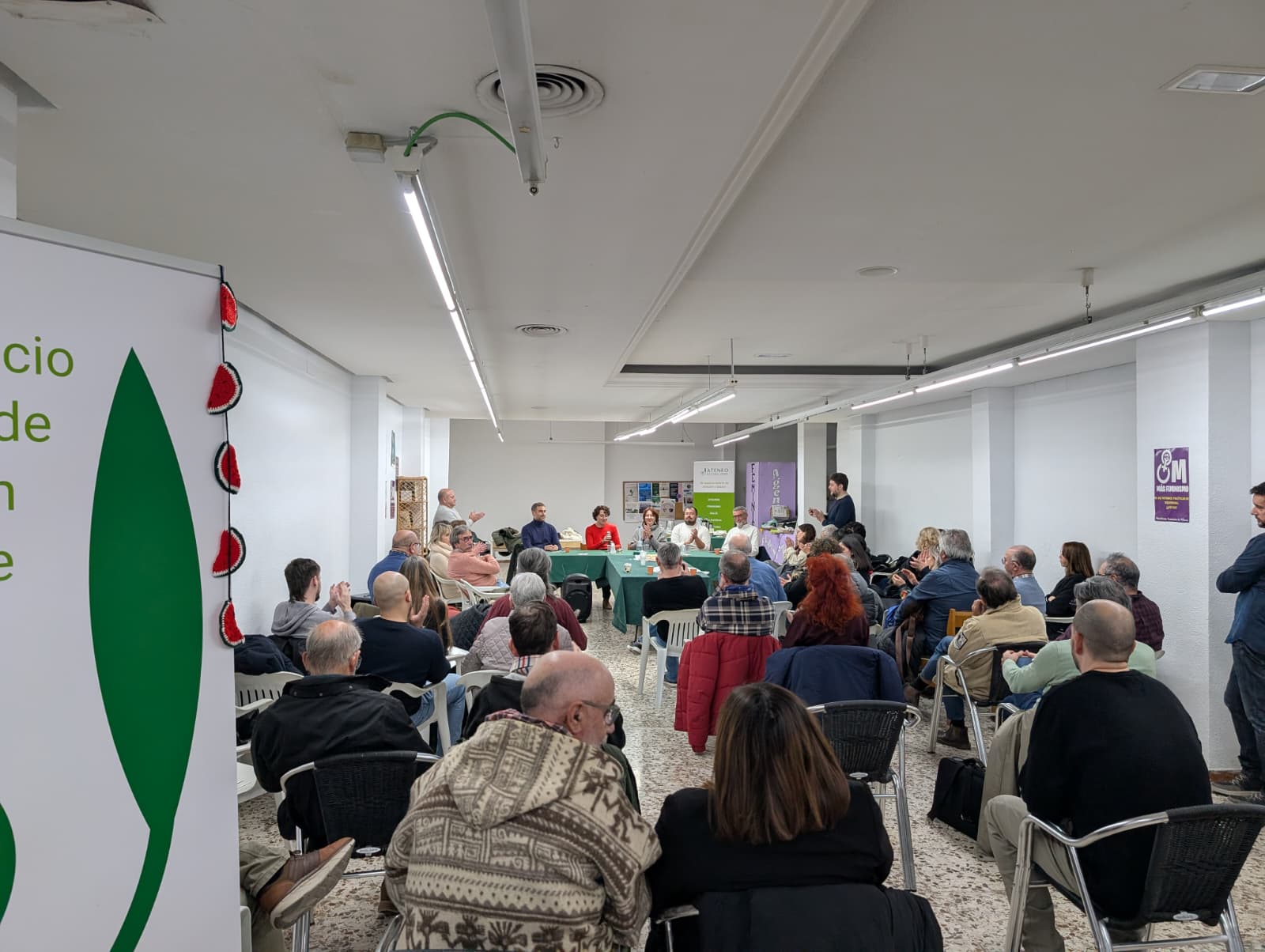 Momento del acto realizado en Villena