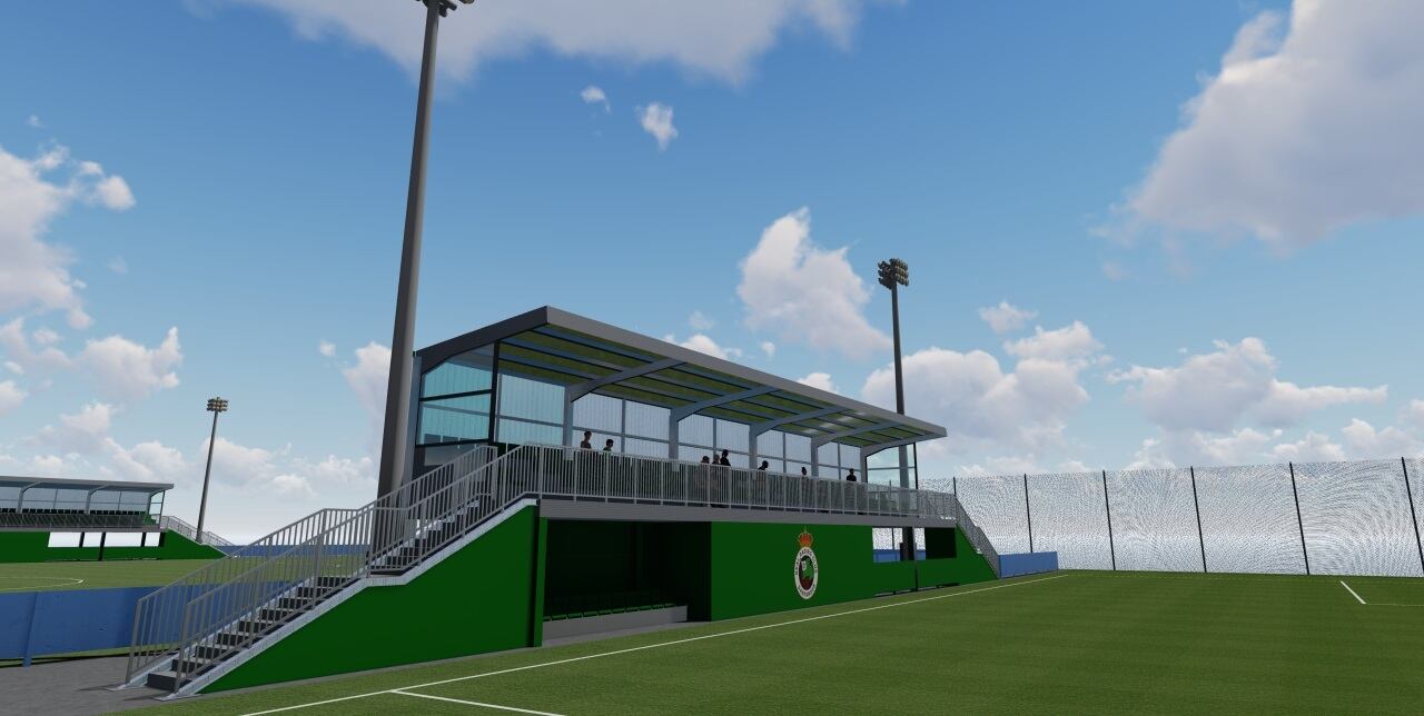 Infografía del nuevo graderío.