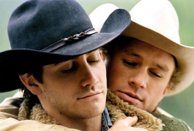 Fotograma de la película &#039;Brokeback Mountain&#039;.