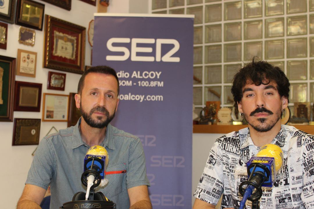 Ivañez y Bernabéu en Radio Alcoy
