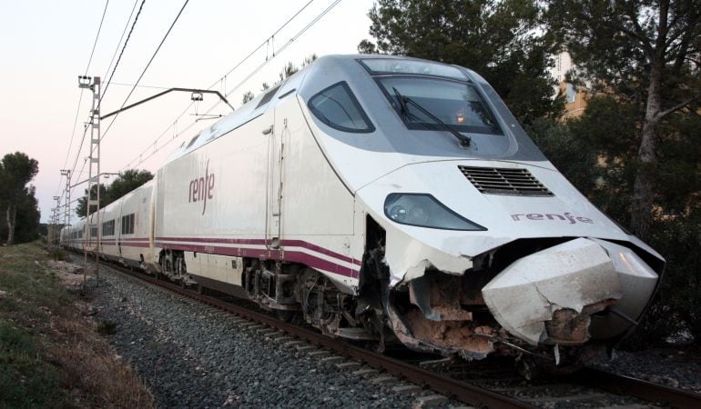 La part del davant va quedar molt malmesa després de l&#039;impacte. 