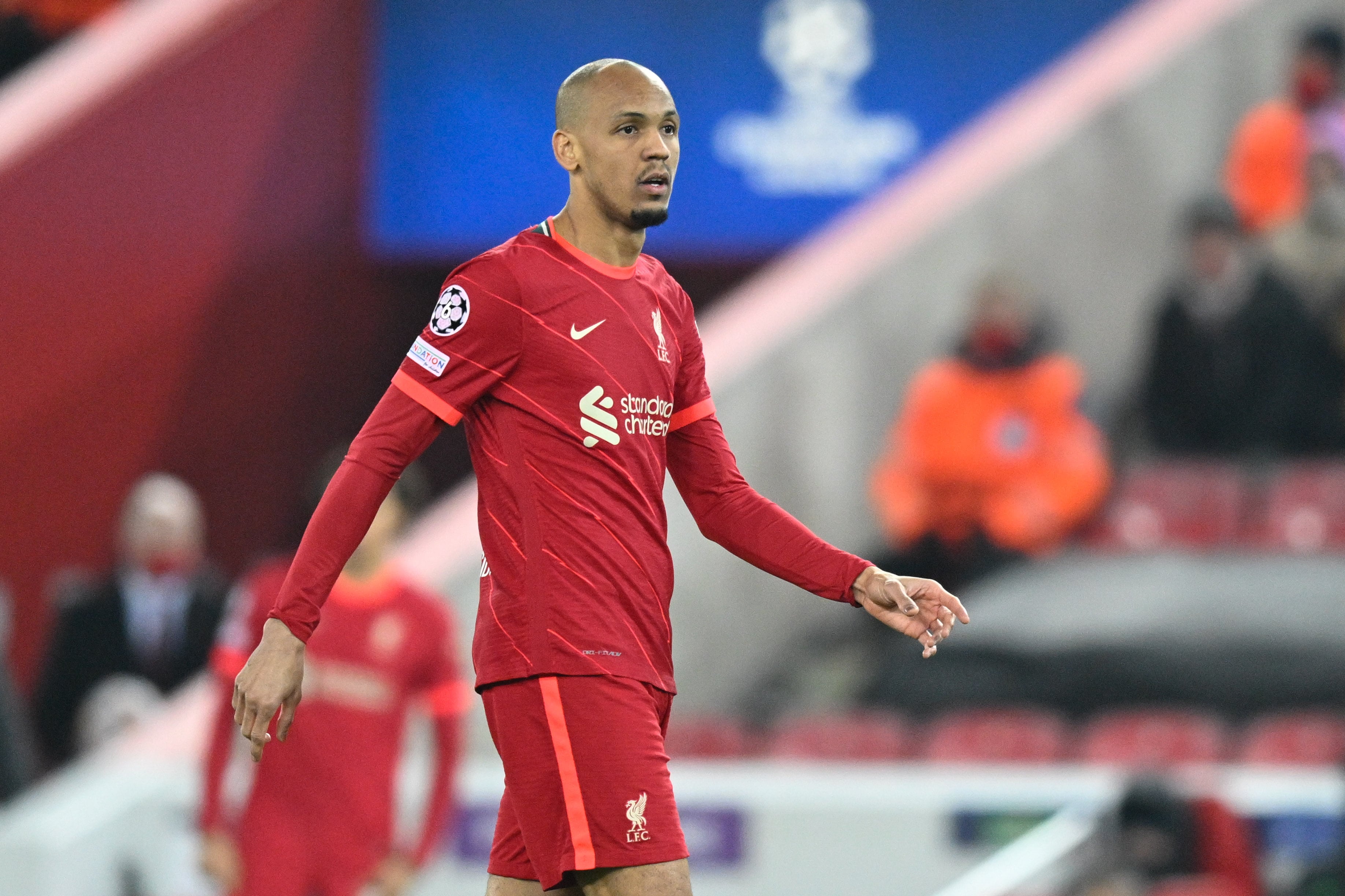 Fabinho, en un partido de UEFA Champions League