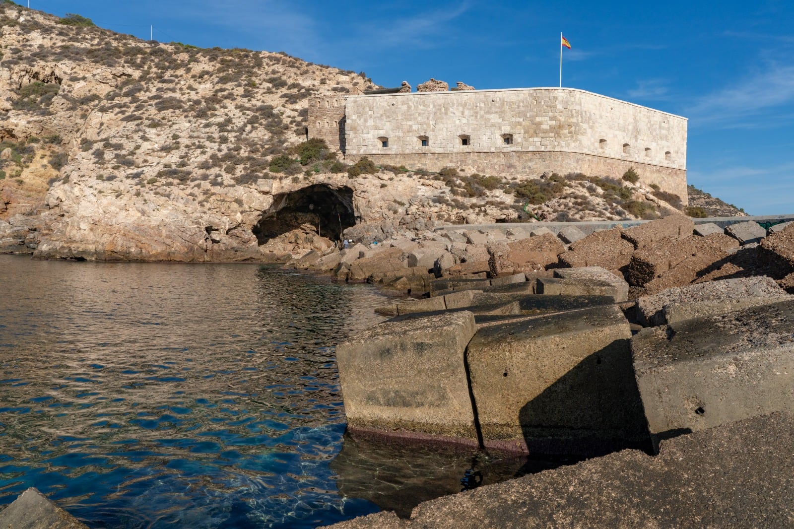 El Fuerte de Navidad de Cartagena recupera su casamata con inversión de 82.770 euros