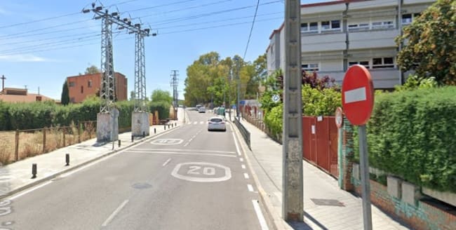 La calle Los Frailes de Leganés