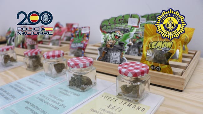 La droga incautada que se distribuía a menores en máquinas de "vending" en València