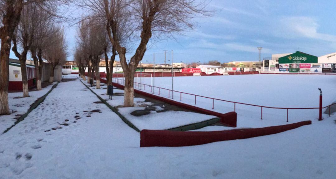 Estado del terreno de juego tras el temporal