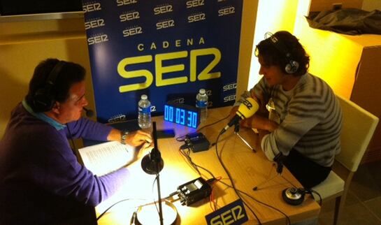 Rafa Nadal visitó 'El Larguero' de la Cadena SER con motivo del arranque del torneo de Montecarlo