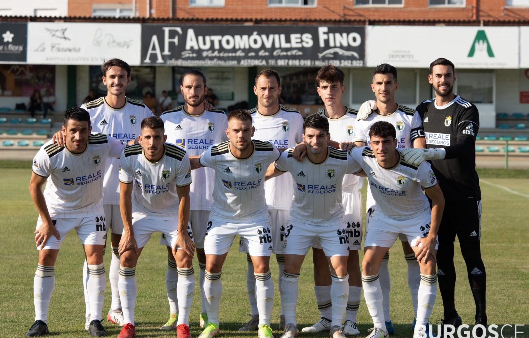 Once inicial del Burgos CF ante el CD Lugo. / Foto: BCF Media