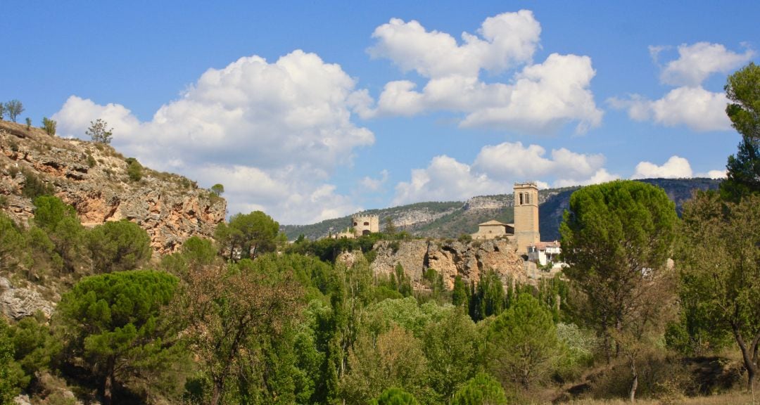 Vistas del pueblo de Priego (Cuenca).