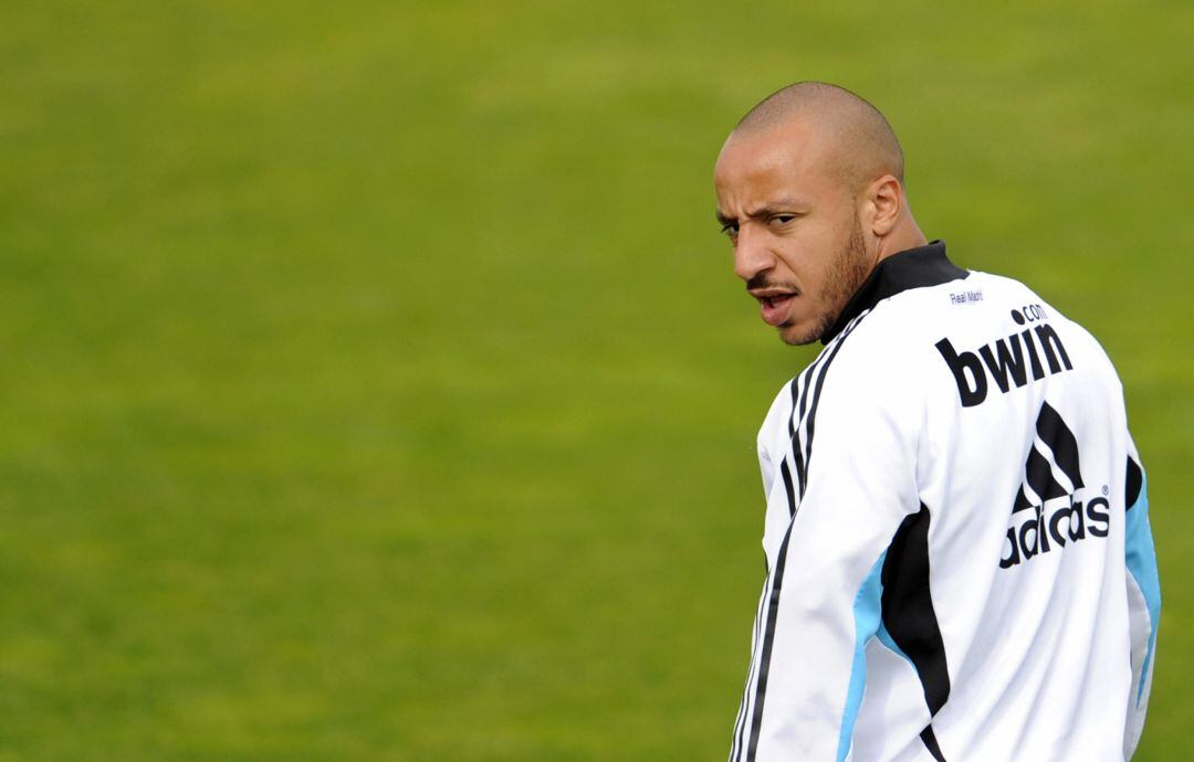 Julian Faubert, en el Real Madrid