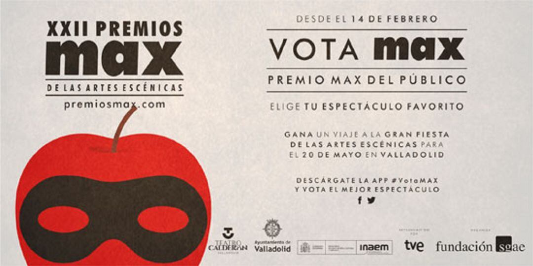 Cartel de la XXII edición de los premios Max