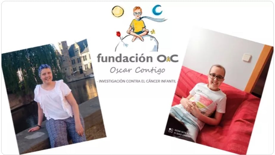 Andrea y Samuel, dos jóvenes que llevan años luchando contra un meduloblastoma