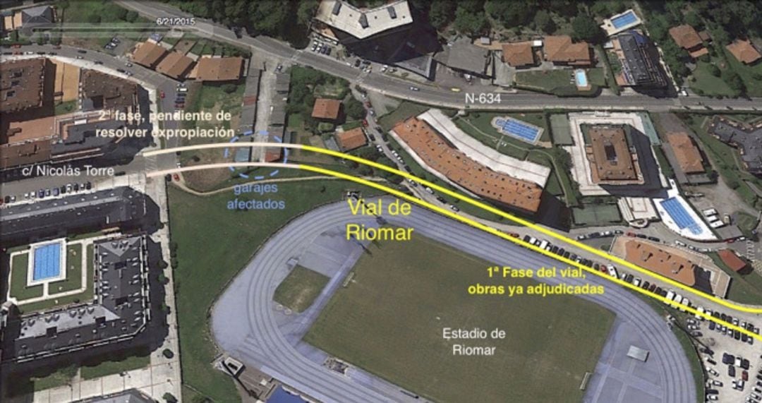 La primera fase del vial cuenta con obras adjudicadas que están a punto de comenzar.