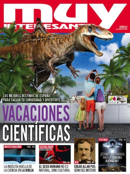 Portada del número de agosto de la revista Muy Interesante.