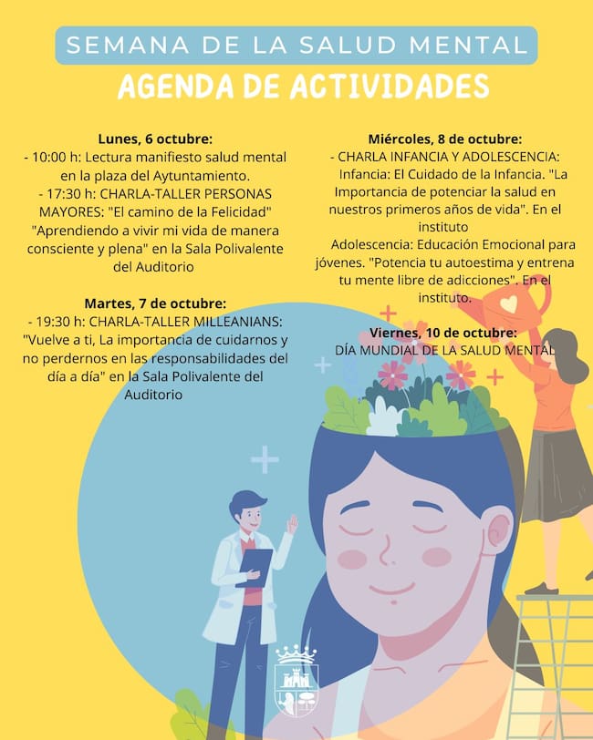 Cartel de los actos organizados