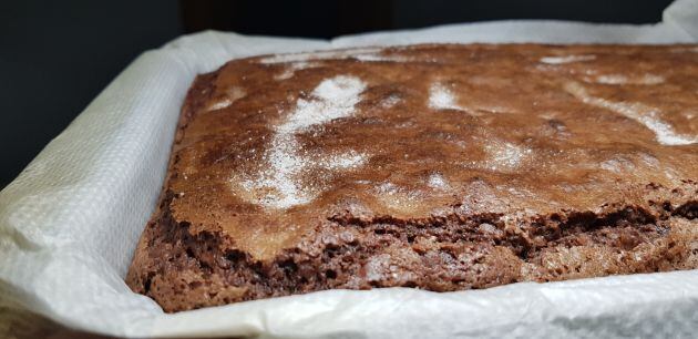 Coca de llanda amb xocolate