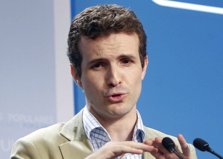 El vicesecretario de Comunicación del PP, Pablo Casado.