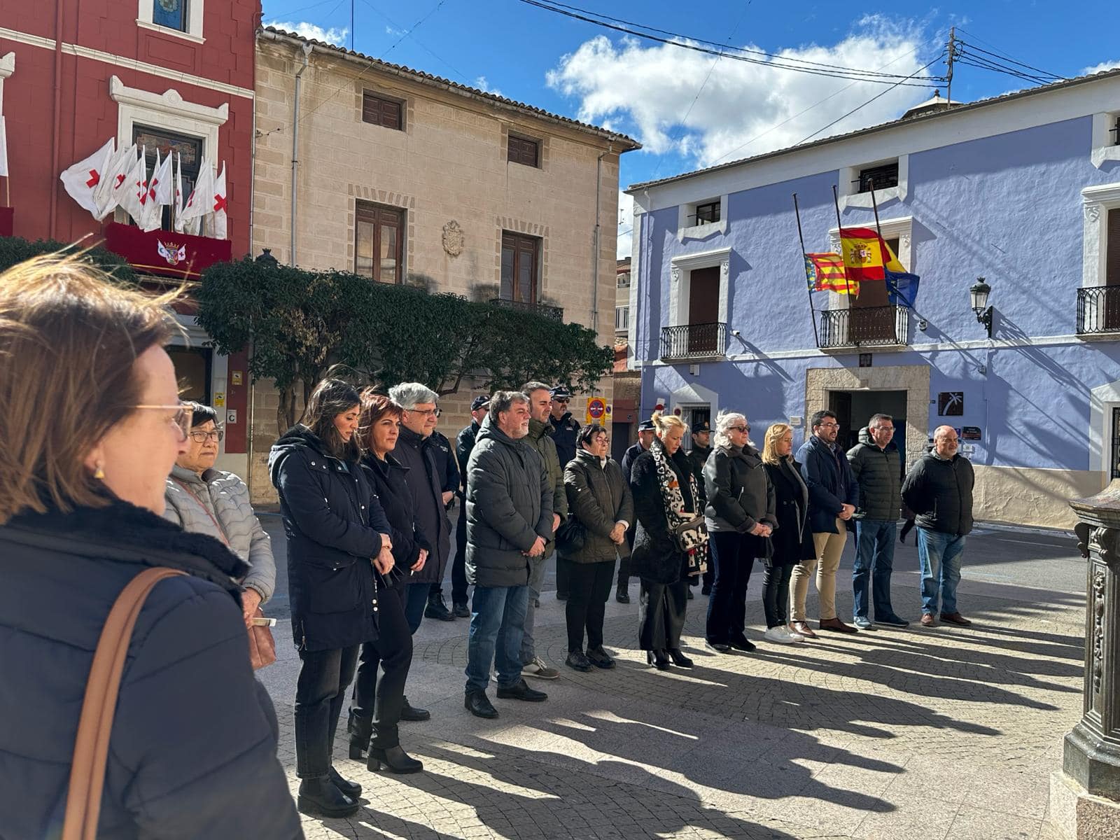 Concentración en la Plaza de Santiago