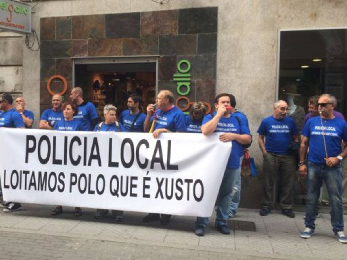 Conflicto de la policía local de Pontevedra