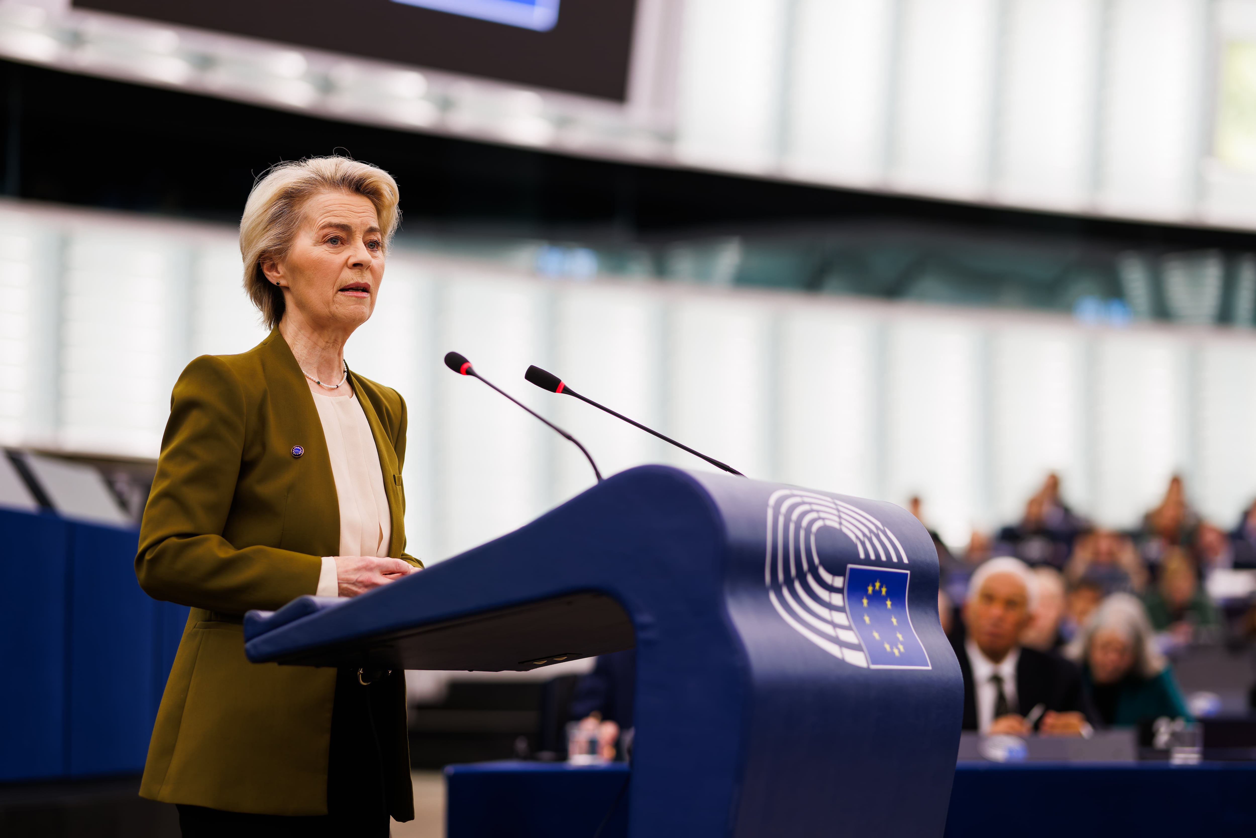 La presidenta de la Comisión Europea, Ursula von der Leyen.