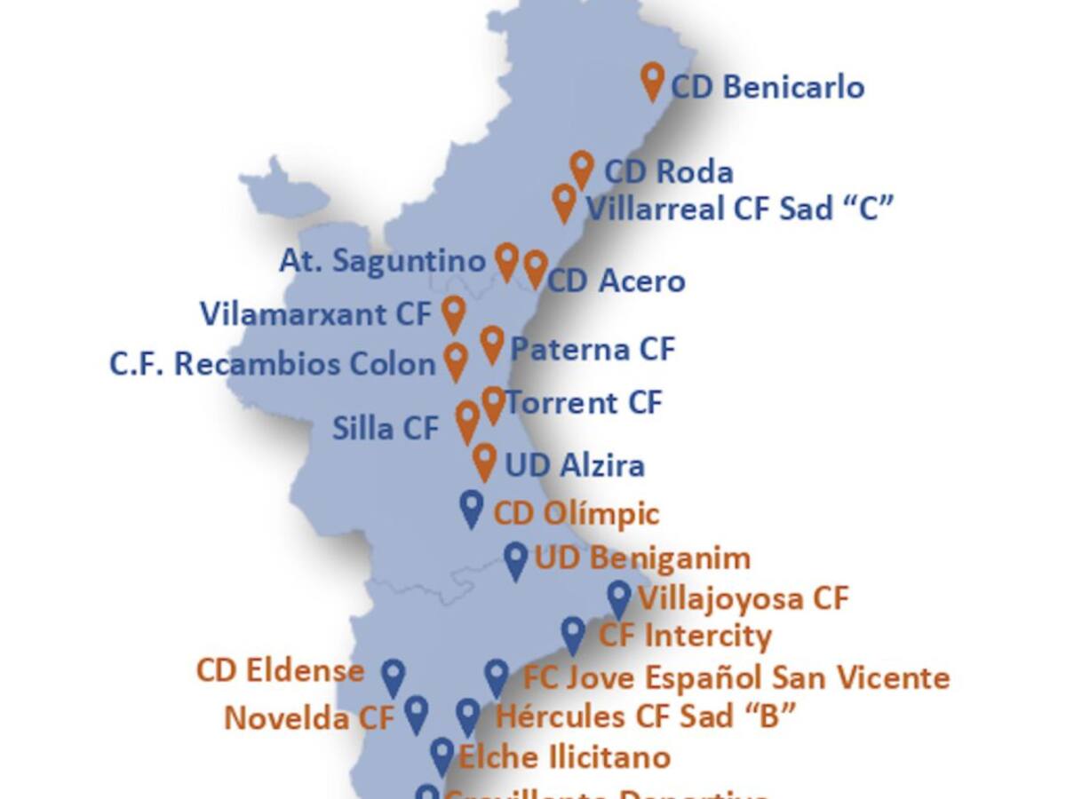 La Tercera valenciana de fútbol ya tiene subgrupos