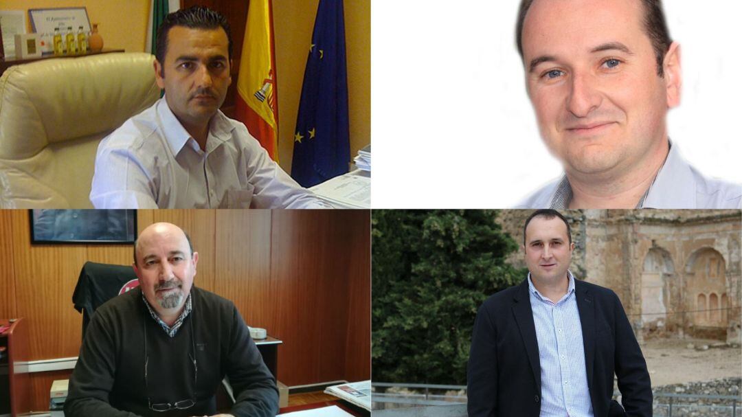 De izqda. a dcha. y de arriba abajo: Francisco Javier Bermúdez, Sergio Rodríguez, Manuel Salazar y José Ayala