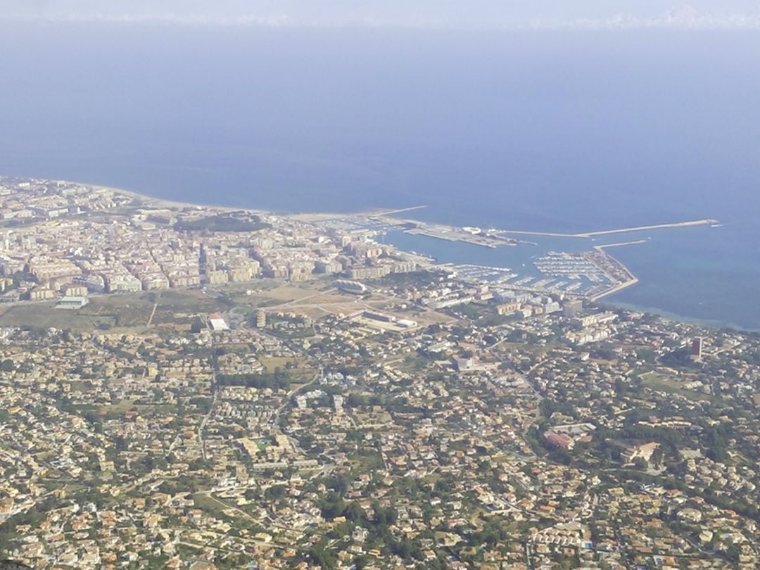 Vista de Dénia.