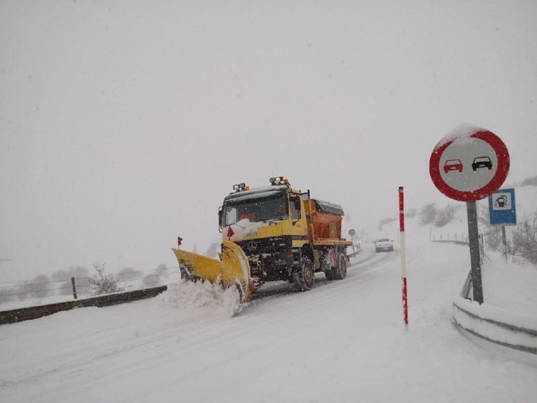 Quitanieves  en Aragón 