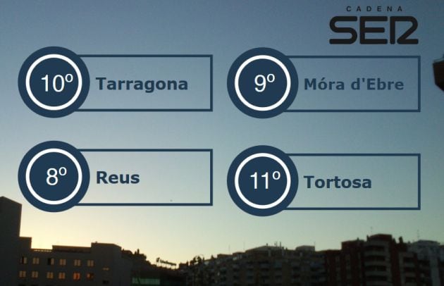 Temperatures Generals de primera hora del dia