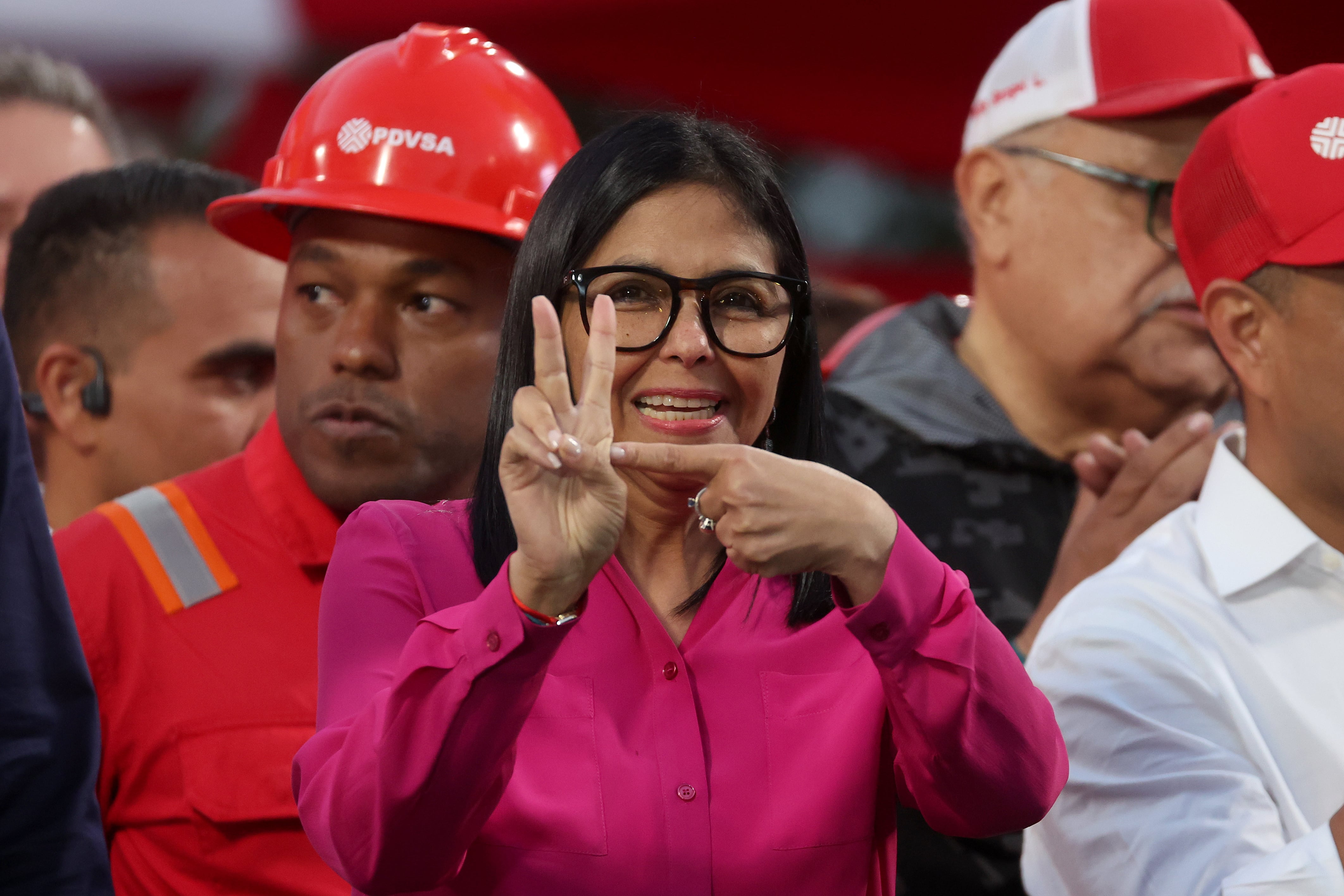 La presidenta encargada de Venezuela, Delcy Rodríguez