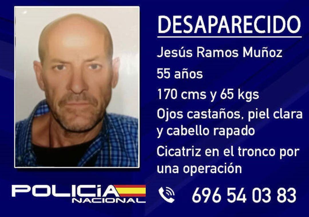 Los familiares de Jesús denunciaron su desaparición hace un mes y medio