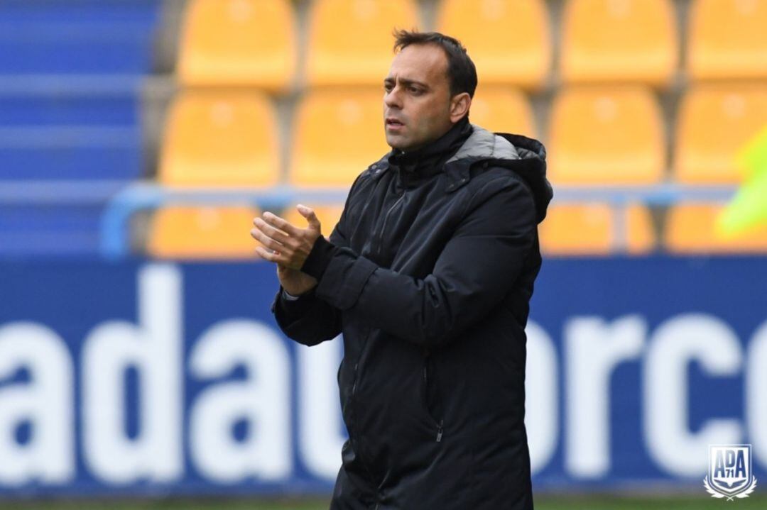 Fran Fernández, entrenador de la AD Alcorcón