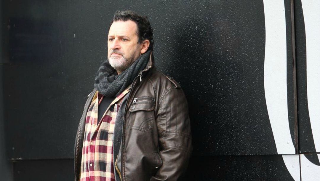 Eric Olhats en una reciente visita a Zubieta para ver a sus ex jugadores