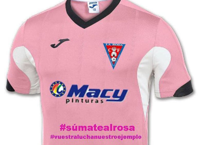 La Roda volverá a jugar con su camiseta rosa en señal de apoyo a las que luchan contra el cáncer de mama