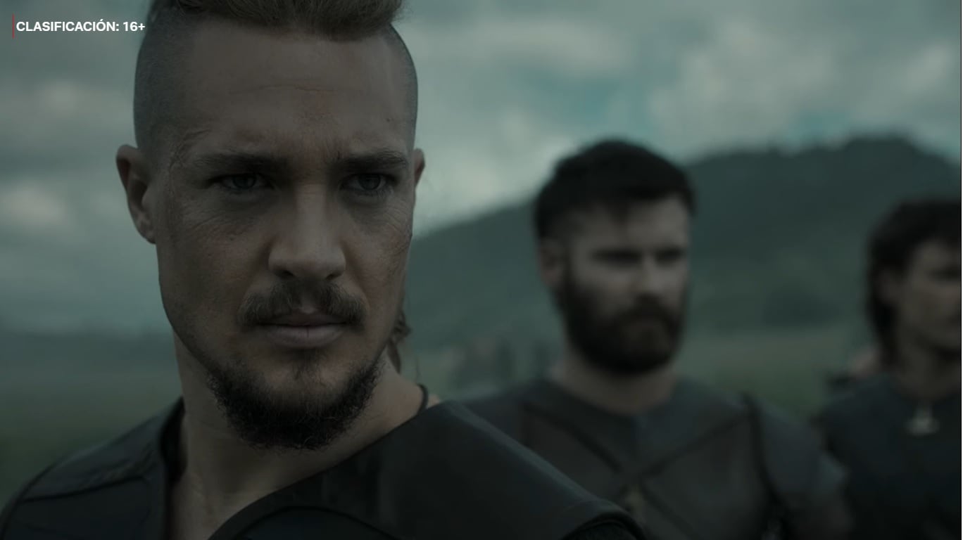 Alexander Draymon como Uthred en la serie &#039;El último reino&#039; de Netflix