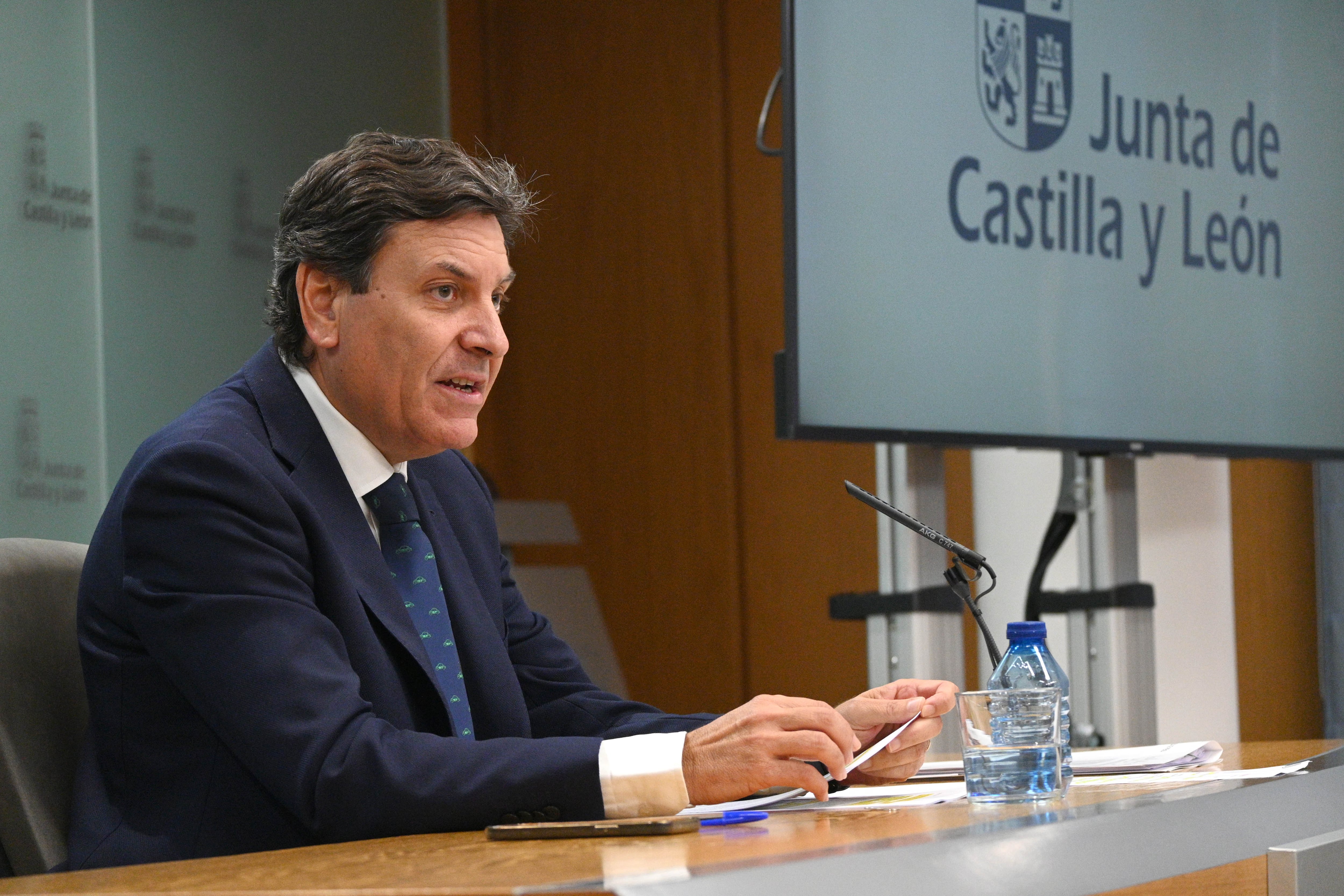 Carlos Fernández Carriedo, portavoz de la Junta | Fuente: Junta de Castilla y León