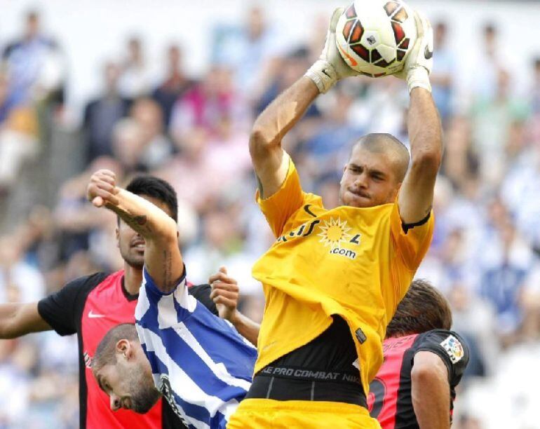 Rubén con el Almería