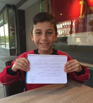 Wissam es refugiado sirio, ahora tramita su asilo Alemania.