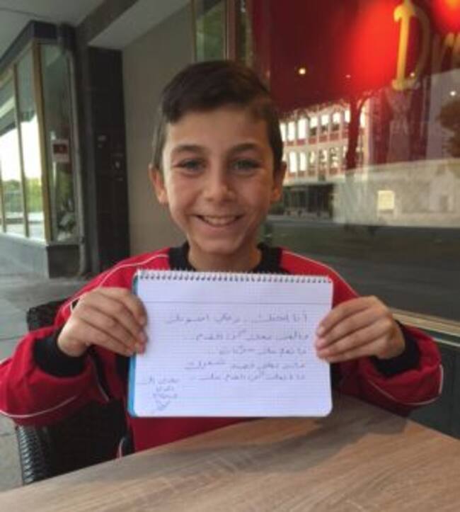 Wissam es refugiado sirio, ahora tramita su asilo Alemania.