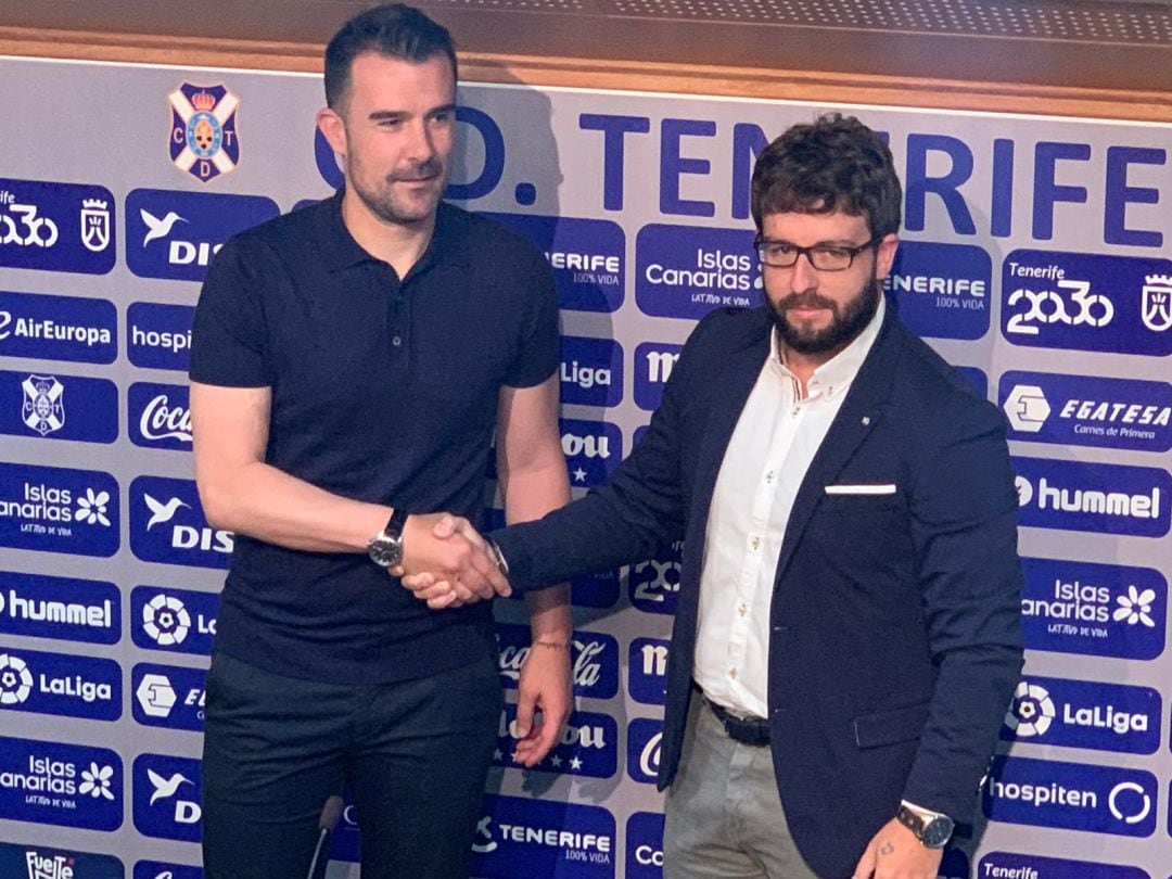 Presentación de Aritz López Garai como técnico del CD Tenerife