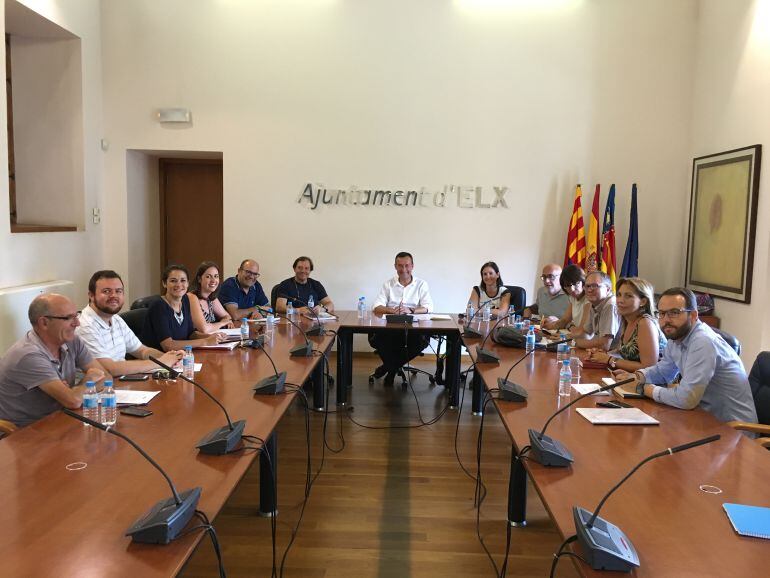 Reunión del gobierno local