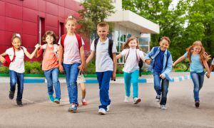 El objetivo del programa era que los niños fueran andando hasta sus centros escolares