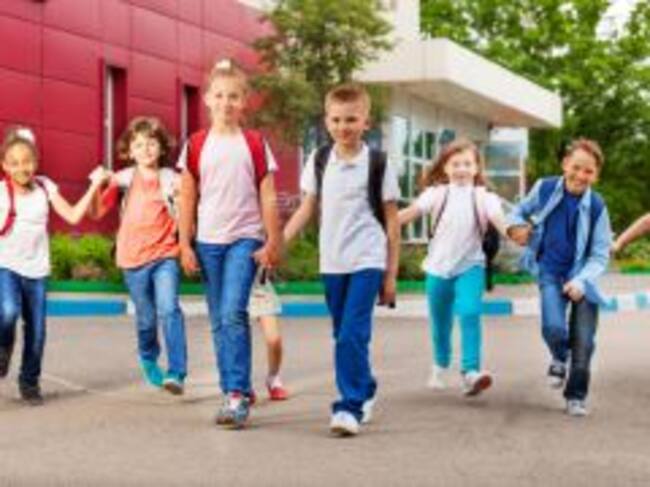 El objetivo del programa era que los niños fueran andando hasta sus centros escolares