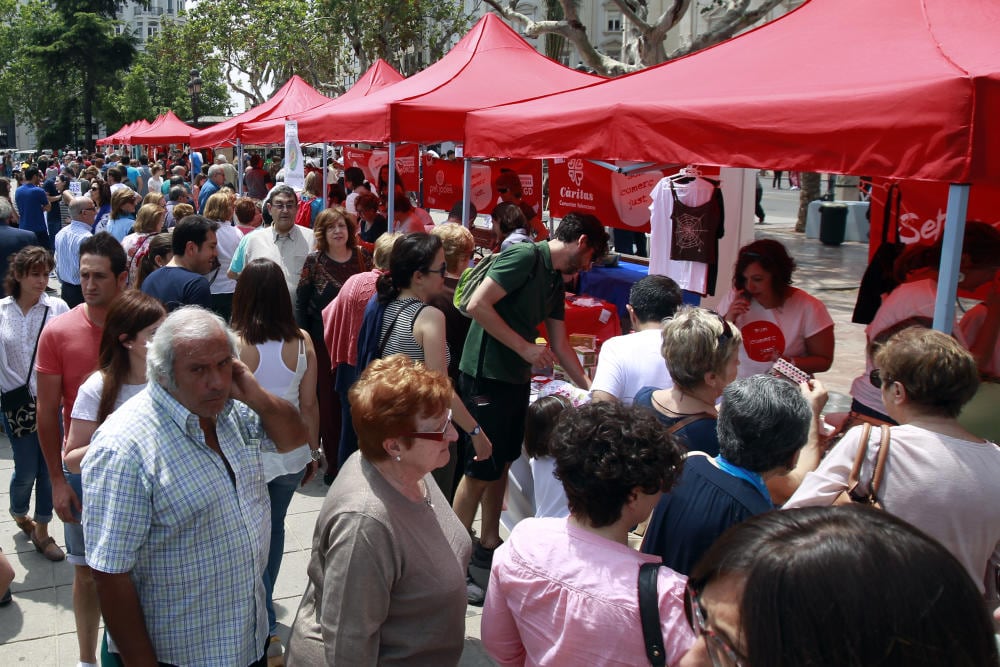 Ediciones anteriores de la Feria de Comercio Justo de València