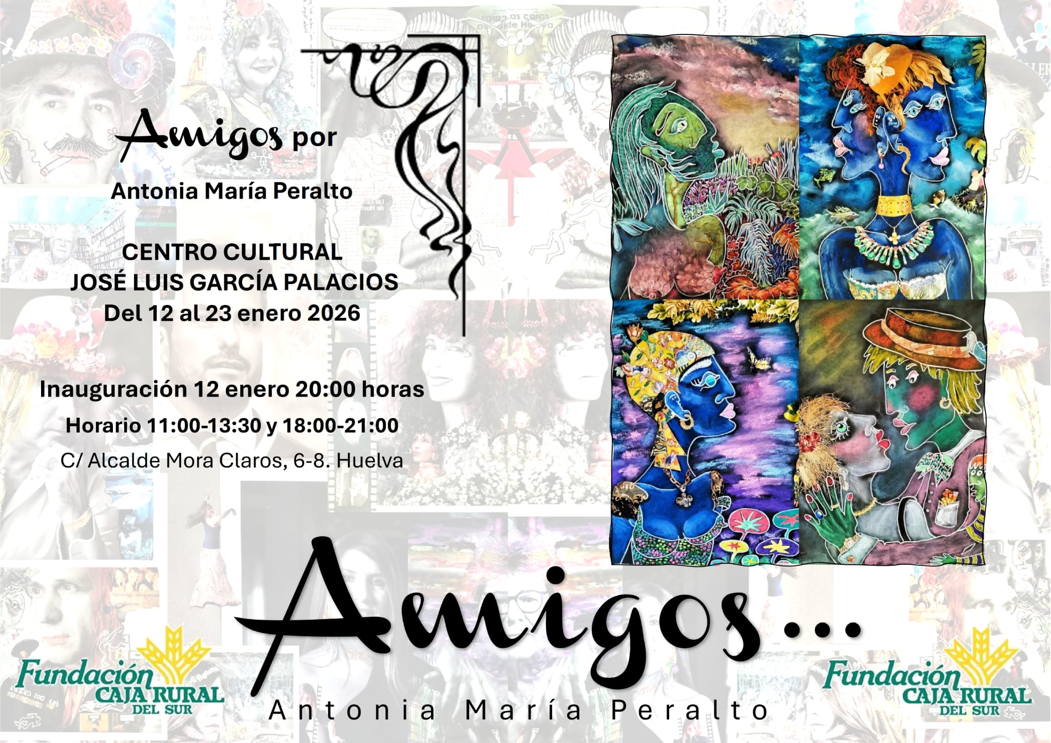 Exposición Amigos de Antonia María Peralto