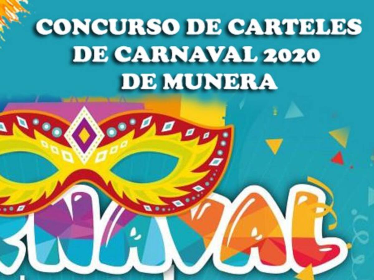 Munera convoca el concurso para el elegir cartel del carnaval 2020