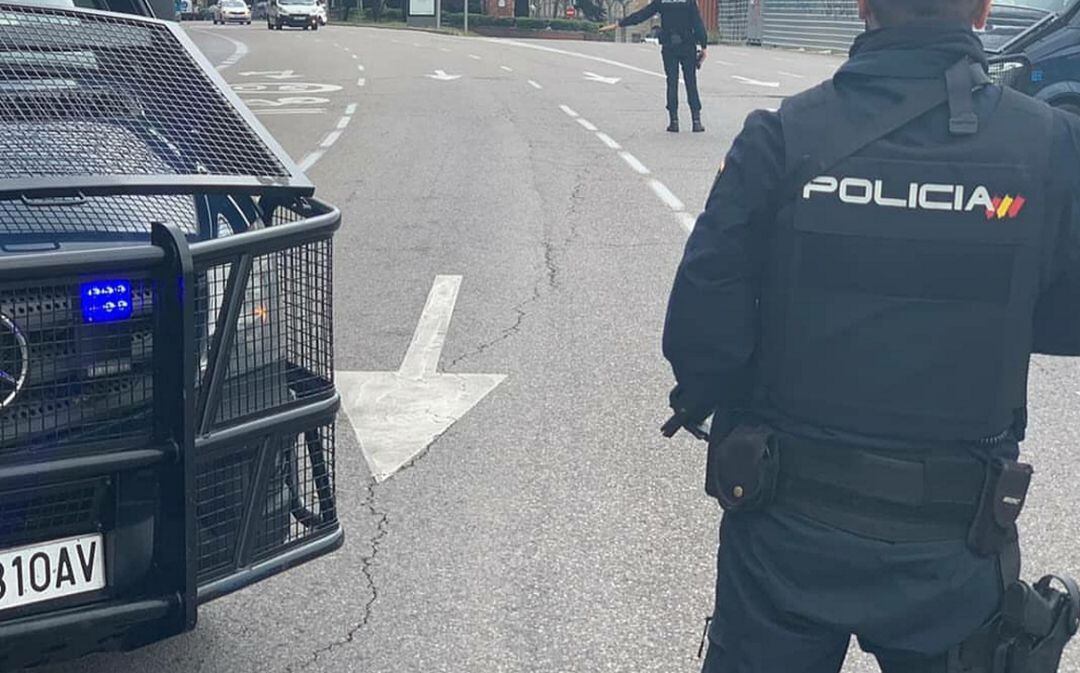 Controles de la Policía Nacional en el estado de alarma
