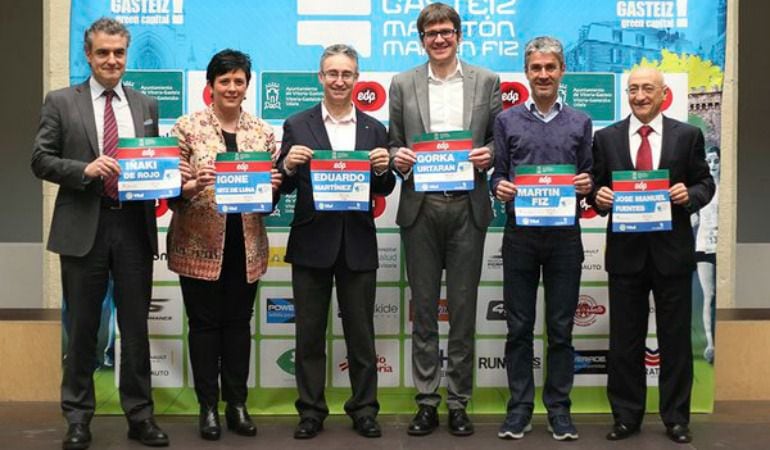 Presentación del Maratón de Vitoria del domingo 15 de mayo.