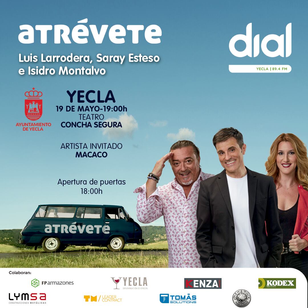 &#039;Atrévete, el show&#039; desde Yecla